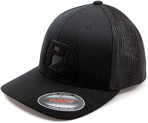 سحب التصحيح منحني بيل Snapback قبعة سائق الشاحنة | كاب تكتيكي | سطح حلقة مقاس 2 × 3 لربط رقع المعنويات in Kuwait