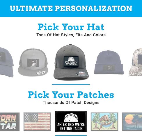 سحب التصحيح منحني بيل Snapback قبعة سائق الشاحنة | كاب تكتيكي | سطح حلقة مقاس 2 × 3 لربط رقع المعنويات in Kuwait