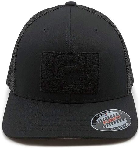 سحب التصحيح منحني بيل Snapback قبعة سائق الشاحنة | كاب تكتيكي | سطح حلقة مقاس 2 × 3 لربط رقع المعنويات in Kuwait