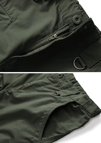 OCANXUE Men's Hiking Pants Waterproof Camo Work Cargo Pants Relaxed Fit Ripstop Tactical Pants with 8 Pockets No Belt in Saudi Arabia