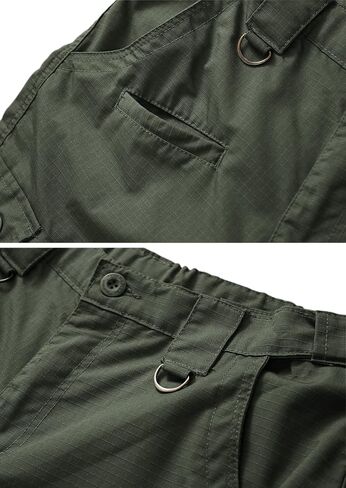 OCANXUE Men's Hiking Pants Waterproof Camo Work Cargo Pants Relaxed Fit Ripstop Tactical Pants with 8 Pockets No Belt in Saudi Arabia