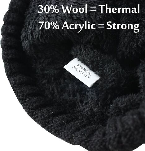 قبعة CAMOLAND للرجال من الصوف الصوفي المحبوك للشتاء in Kuwait