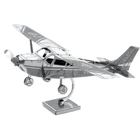 Fascinations Metal Earth Cessna 172 Airplane 3D Metal Model Kit