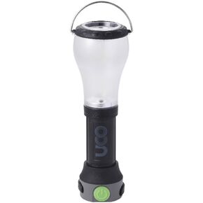 يوكو بيكا فانوس إل إي دي قابل للشحن بقوة 150 لومن مع مصباح يدوي وشاحن يو إس بي، LMF00152، أسود in Kuwait