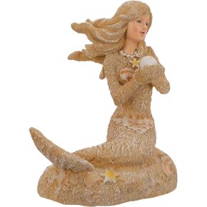 POPETPOP Aquarium Ornaments, Mermaid Statue Aquarium Decorations Fish Tank Decorations Fish Tank Statue Fish Tank Decoration Bookshelf Decoration Mermaid Figure for Desk Decor