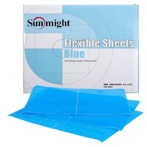 Sunmight Flexible Sheets 5-1/4" x 6-3/4" 600G Grip Sheet, 60118, 25 Sheets