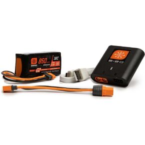 Spektrum Smart G2 Powerstage Air Bundle: 3S 850mAh LiPo Battery / S120 Charger, SPMXPSA100