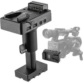 FOMITO BP-U90 U96 BP-U60 U30 Battery to V-Mount Plate Power Converter Adjustable Height for Sony PMW-100 PMW-150 PMW-160 PMW-200 PMW-300 PMW-EX1 EX160 EX260 EX280 PXW-FS5 PXW-FX6 PXW-FX9