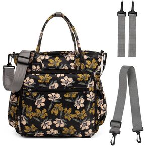 Diaper Bag Tote Baby Changing Bag Portable Waterproof and Large Capacity with Shoulder Strap Stroller Hooks