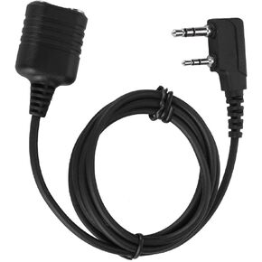 Extension Cable for K-Head Walkie Talkie 2-pin Extension Core Hand Mic Cable for Kenwood
