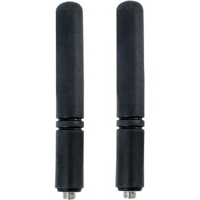 2 Pcs PMAD4120 PMAD4120A VHF Stubby Antenna 136-174 MHz for Motorola XPR3300e XPR3500e XPR7350e XPR7550e XPR3000 XPR3000e XPR7000 XPR7000e Two Way Radio (Without GPS)
