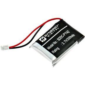 Synergy Digital Dog Collar Battery, Compatible with SportDOG Remote Transmitter SDT00-13857 Dog Collar, (Li-Pol, 3.7V, 200mAh) Ultra High Capacity, Replacement for SportDOG SAC54-13734 Battery