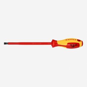 Knipex - Slotted Screwdriver, 7"-1000V Insulated, 5/16" tip (982080)