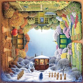 Pintoo Jigsaw Puzzles 1600 Piece for Adults - Jacek Yerka - Four Seasons Beautiful Plastic Puzzle for Home Decor Zero Dust Easy Storage [H1918]
