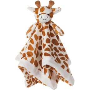 Apricot Lamb Luxury Snuggle Plush Cute Giraffe Infant Stuffed Animals Security Blanket Nursery Character Blanket (Yellow Giraffe, 14 Inches)