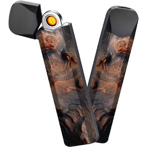 BABOBIU Electric Lighter Rechargeable Lighter Portable Windproof Lighter Flameless Mini Lighter with Double-Sided Ignition Plasma Lighter for Candle, Tealight, Firework (Mars)