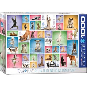 Yoga Dogs 1000-Piece Puzzle