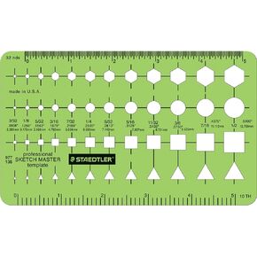Staedtler® Mars® Template, Sketch Master