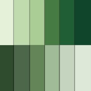 Spring Scrapbook Paper Pad,24 Sheets of Solid Green Double Sided Decorative Paper,Scrapbook DIY Decorative Background Cardstock, aint Park Card Making Supplies Craft Paper,12 designs