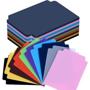 40pcs Trading Card Dividers, 3.8x2.7inch 10 Colors Card Sorting Dividers with Tabs Plastic Divider Cards Separators Trading Card Organizer for Games Sports Sleeved Card