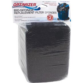 Penn-Plax Replacement Coarse Bio-Sponges for Cascade and Reptology Optimizer Pre-Filters – 2 Pack