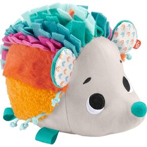 Fisher-Price Baby Newborn Plush Toy Cuddle n' Snuggle Hedgehog with Sounds & Sensory Details for Babies 3+ Months