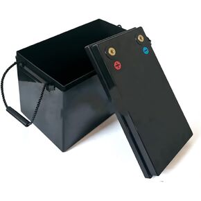 XBERSTAR 12V 24V 48V DIY Kit صندوق بطارية 100ah 120ah 200ah Li Ion Lifepo4 بطارية ليثيوم DIY خلايا شمسية مقاومة للماء علبة بلاستيكية فارغة (بدون شاشة LED)