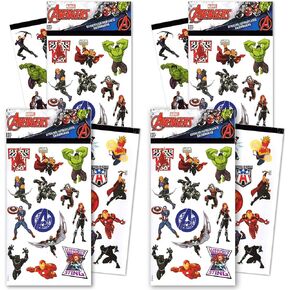 Marvel Avengers Stickers for Kids ~ 100 Avengers Superhero Stickers for Superhero Party Supplies Party Favors Featuring Capt. America, Iron Man, Thor