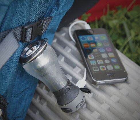 يوكو بيكا فانوس إل إي دي قابل للشحن بقوة 150 لومن مع مصباح يدوي وشاحن يو إس بي، LMF00152، أسود in Kuwait