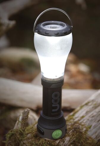 يوكو بيكا فانوس إل إي دي قابل للشحن بقوة 150 لومن مع مصباح يدوي وشاحن يو إس بي، LMF00152، أسود in Kuwait