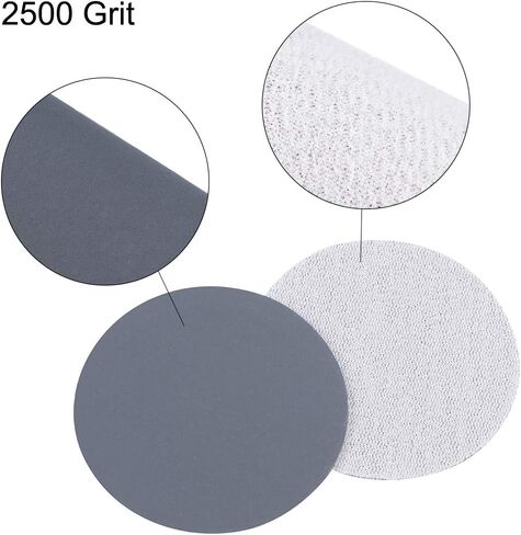 uxcell 2 Inch Wet Dry Sanding Discs 2500 Grit Hook and Loop Sanding Disc Silicon Carbide Sandpaper 30pcs in Saudi Arabia