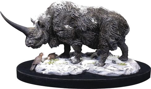 Wonders of The Wild: Elasmotherium Rhino (Winter Ver.) Statue in Saudi Arabia