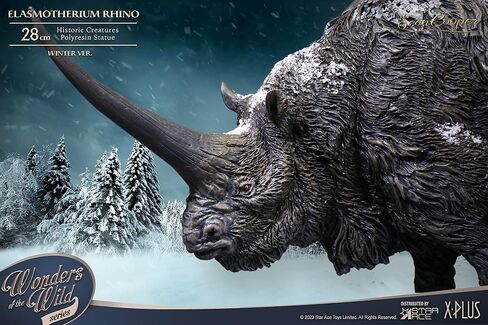 Wonders of The Wild: Elasmotherium Rhino (Winter Ver.) Statue in Saudi Arabia
