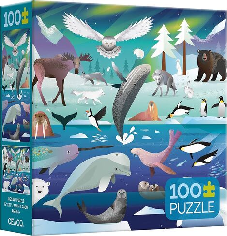 Ceaco - Amanda Shufflebotham - Arctic Adventure -100 Piece Jigsaw Puzzle in Saudi Arabia