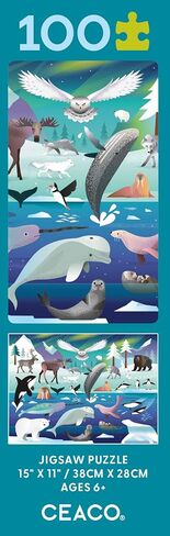 Ceaco - Amanda Shufflebotham - Arctic Adventure -100 Piece Jigsaw Puzzle in Saudi Arabia