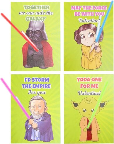 بطاقات عيد الحب للأطفال - 32 عبوة من أعواد النيون المتوهجة مع بطاقات عيد الحب للأطفال في الفصل الدراسي - بطاقات تبادل عيد الحب للأطفال في الفصل الدراسي، جائزة مدرسة عيد الحب، هدية لحفلة عيد الحب in Kuwait