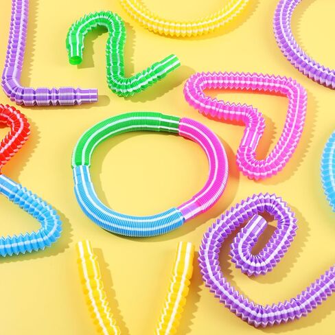 36 Pack Pop Tubes Fidget Toys, Easter Basket Stuffers Eggs Fillers Easter Gifts for Kids Boys Girls, Birthday Gifts Party Favors Goodie Bags Stuffers Treasure Prize Box Toys for Kids Classroom in Kuwait