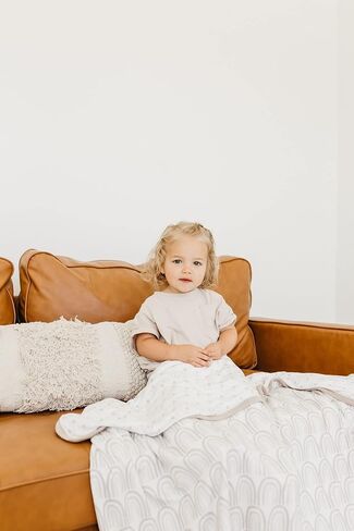 Copper Pearl Three-Layer Baby Blanket: Soft Baby Quilts for Boys and Girls | Breathable, Cozy, Toddler Blanket | Baby Quilt for Newborns | 46x46 Premium Polyester/Rayon | Alta in Saudi Arabia