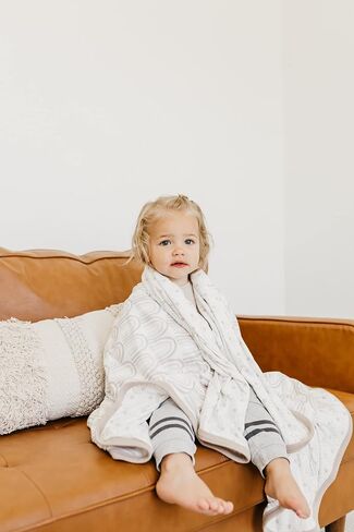 Copper Pearl Three-Layer Baby Blanket: Soft Baby Quilts for Boys and Girls | Breathable, Cozy, Toddler Blanket | Baby Quilt for Newborns | 46x46 Premium Polyester/Rayon | Alta in Saudi Arabia
