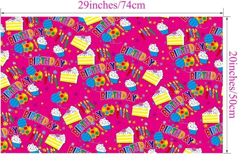 u'cover ورق تغليف هدايا عيد الميلاد عيد ميلاد سعيد 4 أنماط ورق تغليف الهدايا لصندوق الهدايا ملفوف للفتيات والأولاد والأطفال والنساء 10 أوراق مطوية 20 * 29 بوصة in Kuwait