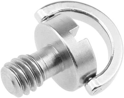 CS-016 برغي على شكل حرف D مقاس 1/4 بوصة (D12mmxH13mm) مع الفولاذ المقاوم للصدأ لكاميرا DSLR ورأس كروي، لوحة سريعة الفك، لوحة عدسة (عبوة من قطعتين) in Kuwait