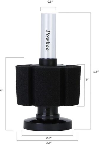 Sponge Filter Aquarium Filter Sponge Shrimp Betta Fry Fish Tank Air Filter in Kuwait