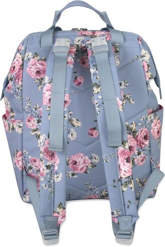 Wide Open Frame Diaper Bag Backpack and Nappy Travel Bag Tote with Changing Pad, Stroller Straps in Saudi Arabia