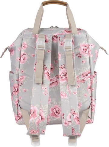 Wide Open Frame Diaper Bag Backpack and Nappy Travel Bag Tote with Changing Pad, Stroller Straps in Saudi Arabia