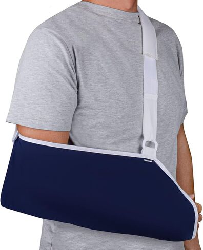 Arm Sling for Shoulder, Elbow, Wrist Injuries, Arm Sling Suitable for Adults with Lightweight and Breathable - Large Size in Saudi Arabia