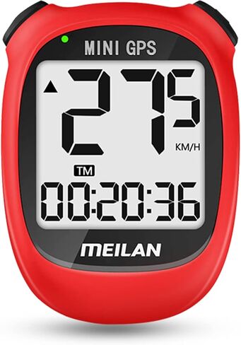 MEILAN M3 Mini GPS Bike Computer, Wireless Cycling Computer Bike Odometer Bicycle Speedometer and Odometer Waterproof Bicycle Computer with LCD Backlight & Multi-Functions for Road Bike MTB in Saudi Arabia