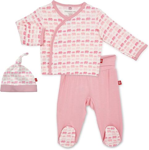 Magnetic Me Layette Baby Outfit Easy Close 3 Piece Soft Modal Set in Kuwait
