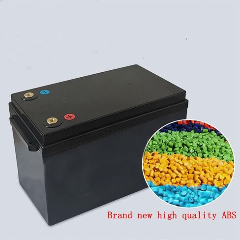 XBERSTAR 12V 24V 48V DIY Kit Battery Box 100ah 120ah 200ah Li Ion Lifepo4 Lithium Battery DIY Solar Cells Waterproof Plastic Empty Case (Without LED Display) in Saudi Arabia
