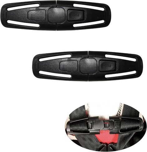 Seat Chest Harness Clip Buckle Universal Replacement Lock Stroller Chest Clip for Baby and Kids Trend, Adjustable Guard in Saudi Arabia