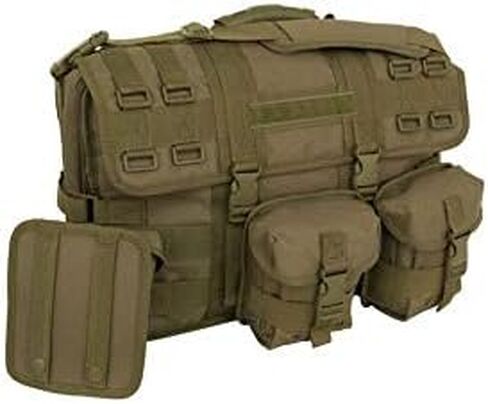 WW Military Computer Messenger Bag with Molle Pouches, Tactical gear, Coyote Brown in Saudi Arabia